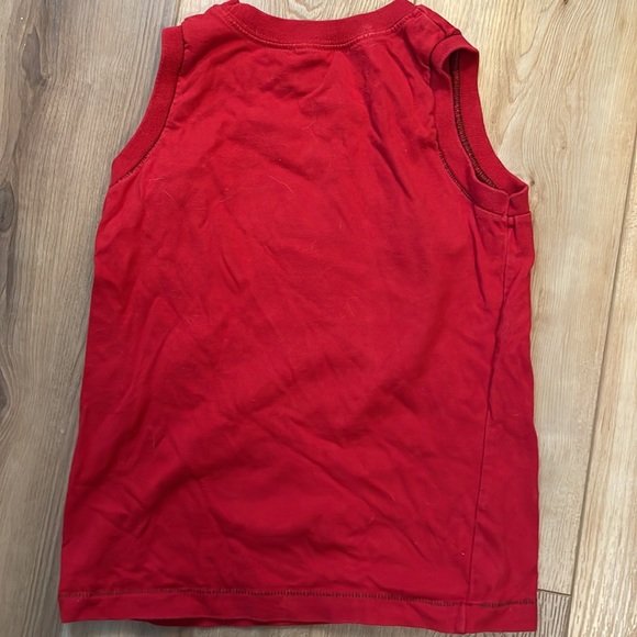 Carter’s tank top Boys basketball slam dunk Red sleeveless size 6 cotton - Picture 5 of 7